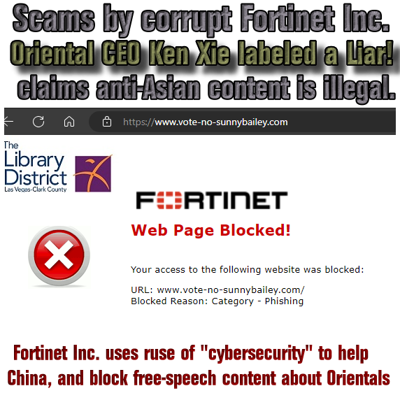 Fortinet False Phishing Claims and phony Cybersecurity