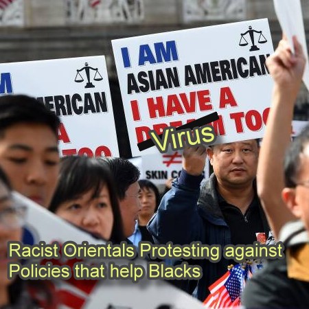 Harvard Protest by Asians