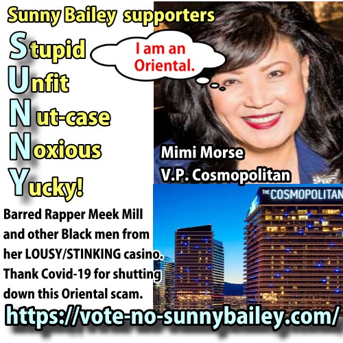 Mimi Morse: Vice-President of Cosmopolitan Hotel Supports Sunny Bailey