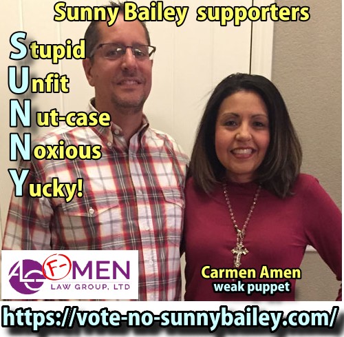 Peter Guzman: Sunny Bailey Supporter